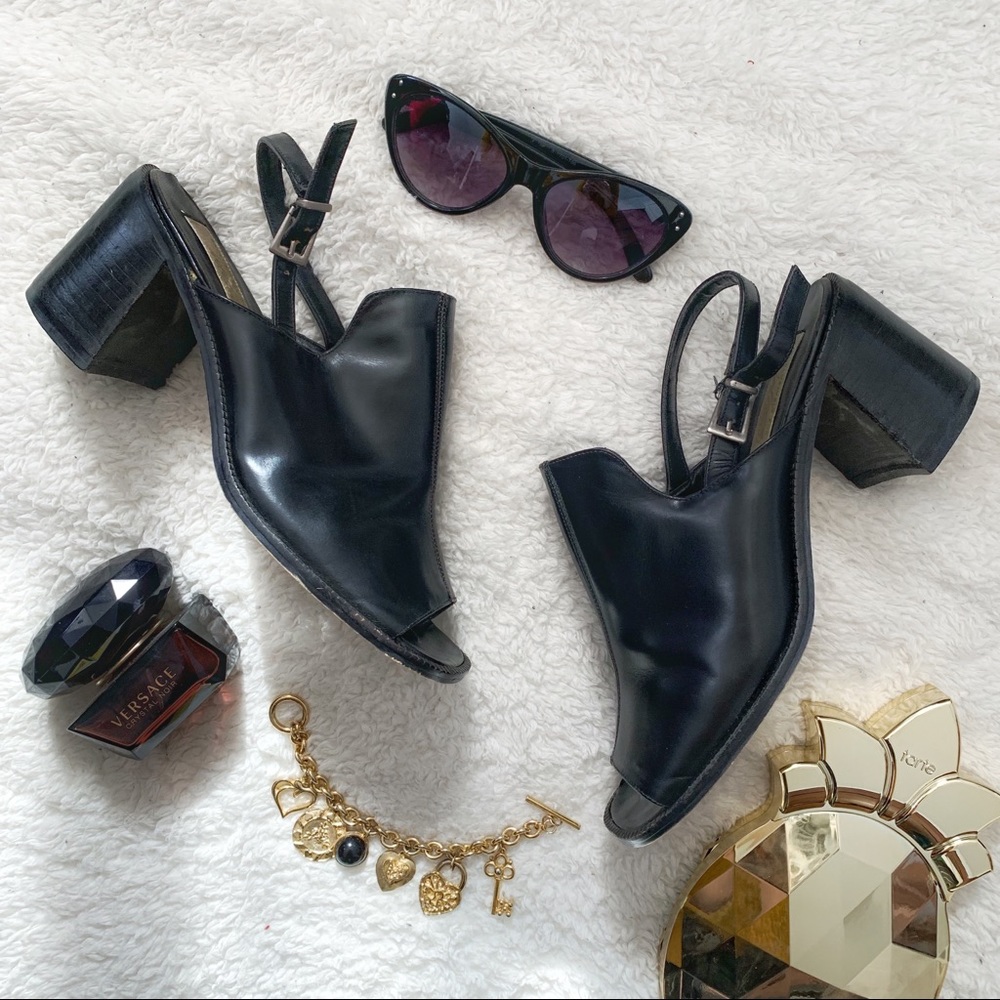 Vintage Leather Lord & Taylor Mules